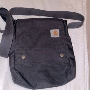 Carhartt black purse with snap closure